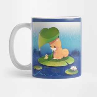 Lilypad Shiba Mug